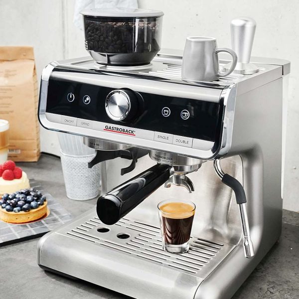 GB42616 03 - Cafetera Eléctrica para Espresso Modelo Design Barista Pro - GASTROBACK - - D'Cocina