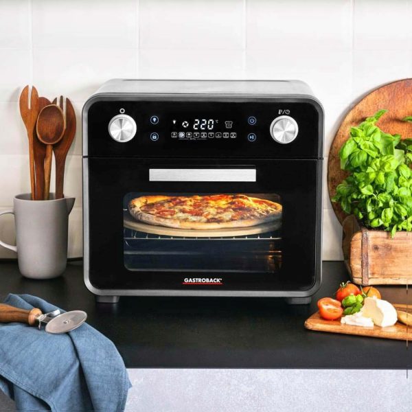 GB42815 04 - Horno Multifunción Compacto para Pizza y AirFryer 5 en 1 Modelo Design Oven - GASTROBACK - - D'Cocina