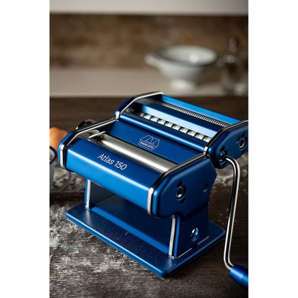MCAT 150 BLU 03 - Máquina para Pasta Color Azul Modelo Atlas 150 - MARCATO - - D'Cocina