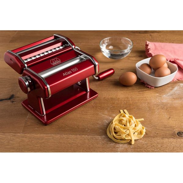 MCAT 150 RSO 03 - Máquina para Pasta Color Rojo Modelo Atlas 150 - MARCATO - - D'Cocina