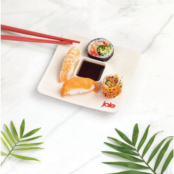 JO68111 RD 2 - Palillos de Bamboo para Sushi de Color Rojo - JOIE - - D'Cocina