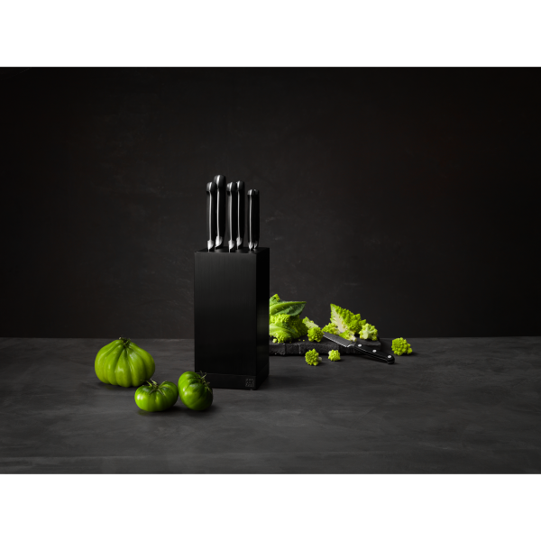 ZW35100 592 0 3 - Bloque Vacío para 7 Cuchillos de Aluminio Color Negro - ZWILLING - - D'Cocina