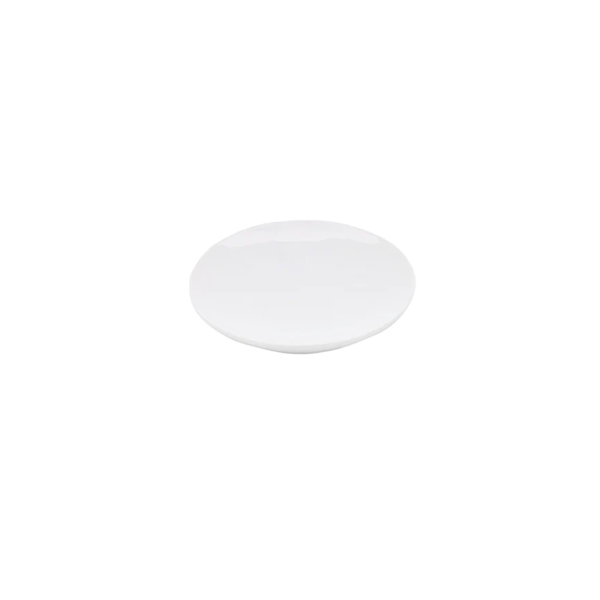 POV0888 0112 - Plato Redondo de Degustación de Ø12 cm de Porcelana Color Blanco Modelo Bistro - PORDAMSA - - D'Cocina