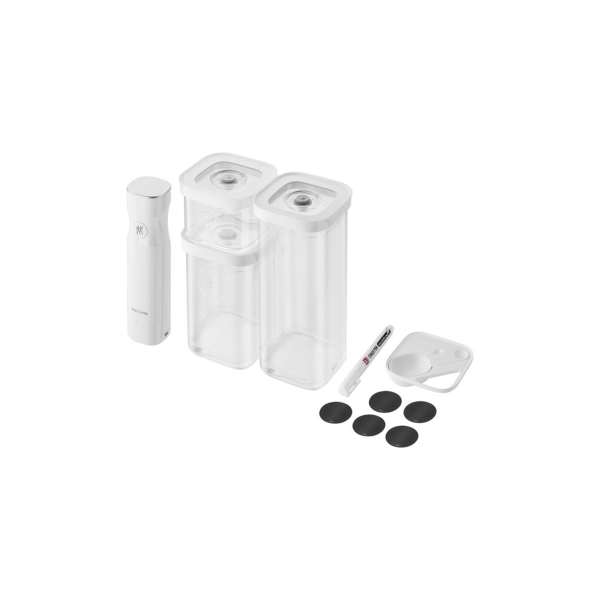 ZW1025401 - Set de 6 Pzs Cube S para Envasado al Vacío de Plástico Color Blanco Modelo Fresh & Save Cube - ZWILLING - - D'Cocina