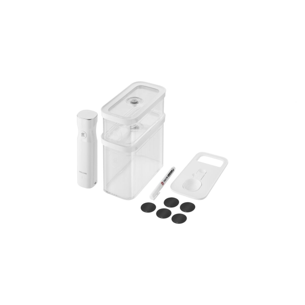 ZW1025970 - Set de 5 Pzs Cube para Envasado al Vacío de Plástico Color Blanco Modelo Fresh & Save Cube - ZWILLING - - D'Cocina