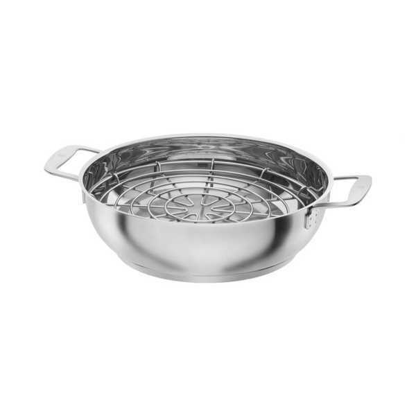 ZW40999 028 0 4 - Cacerola para Ahumar 4 Lts de Acero Inoxidable Ø28 cm Modelo Zwilling Plus - ZWILLING - - D'Cocina