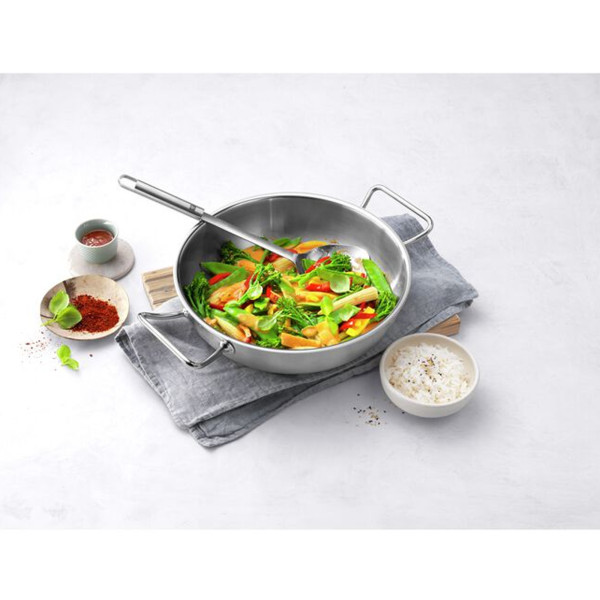 ZW65121 300 0 5 - Wok de Acero Inoxidable Ø30cm Modelo Zwilling Pro - ZWILLING - - D'Cocina